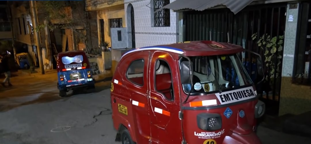 Los disparos ocurrieron a pocos metros de un parque donde había niños. Ambos heridos fueron trasladados al Hospital 10 de Canto Grande y la Policía investiga un presunto caso de extorsión. (Captura de Panamericana TV)