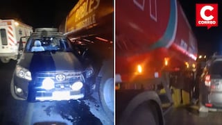 Triple choque en La Oroya deja una mujer herida en la Carretera Central