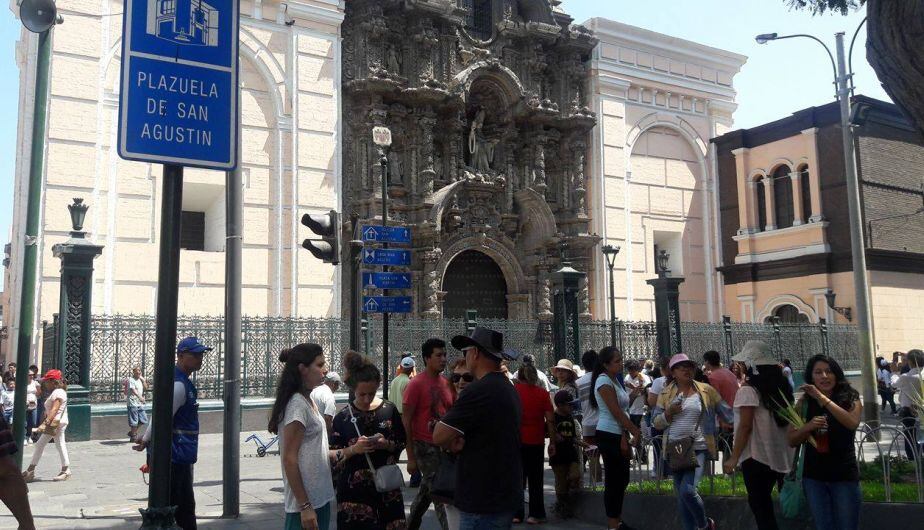En el Cercado de Lima hay 26 iglesias que sí están aptas. (Liz Saldaña)