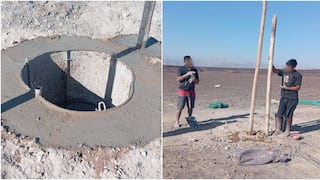 Nasca: hallan excavación circular con concreto en el paisaje arqueológico Pampa Porona