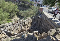 Otro puente en riesgo de colapsar en Cayma tras deslizamiento de tierra