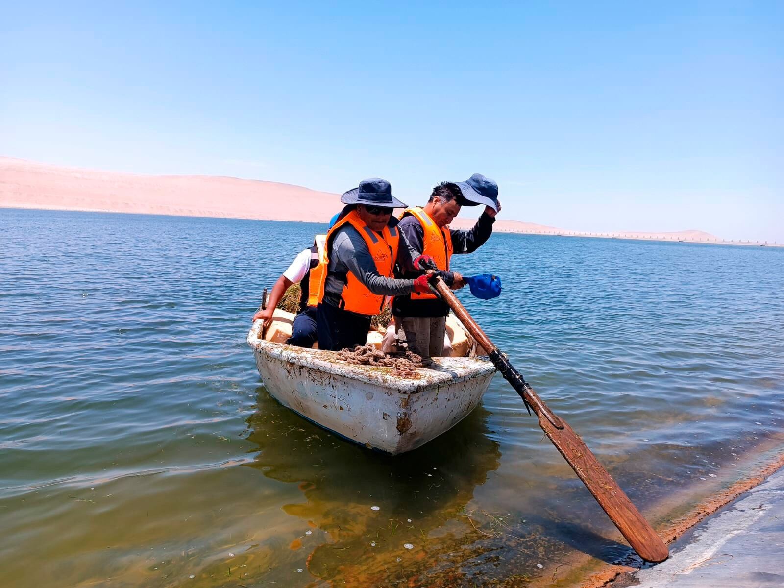 En un reservorio de Cerro Blanco del PET se suscitó el accidente de trabajo. (Foto: Difusión)