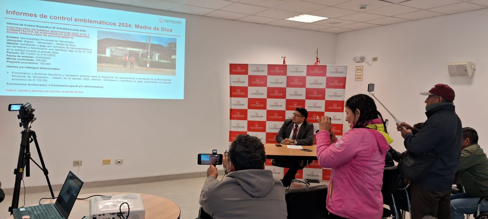 Contralor pidió que se realicen las acciones penales respectivas . (FOTO: Difusión)