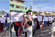 Ica: protestan en el frontis del municipio de Santiago y exigen apertura del colegio “Las Flores”