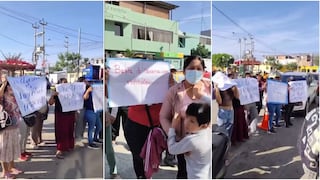 Ica: protestan en el frontis del municipio de Santiago y exigen apertura del colegio “Las Flores”
