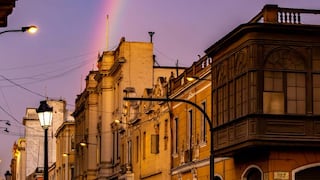Colorido arcoíris en el cielo de Lima: Lloviznas sorprenden en pleno verano (FOTOS)