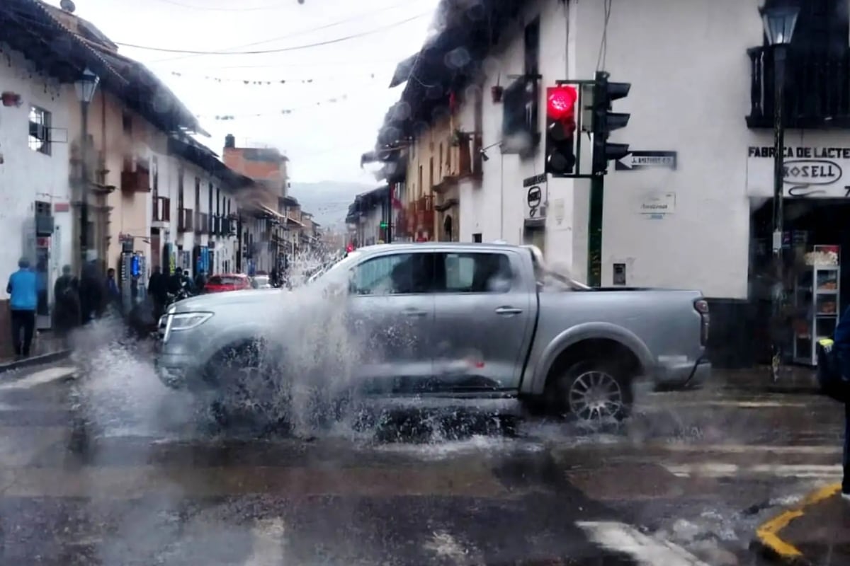 Cajamarca bajo lluvias extremas: varias provincias superan los 50 mm de acumulado. (Foto: Andina)