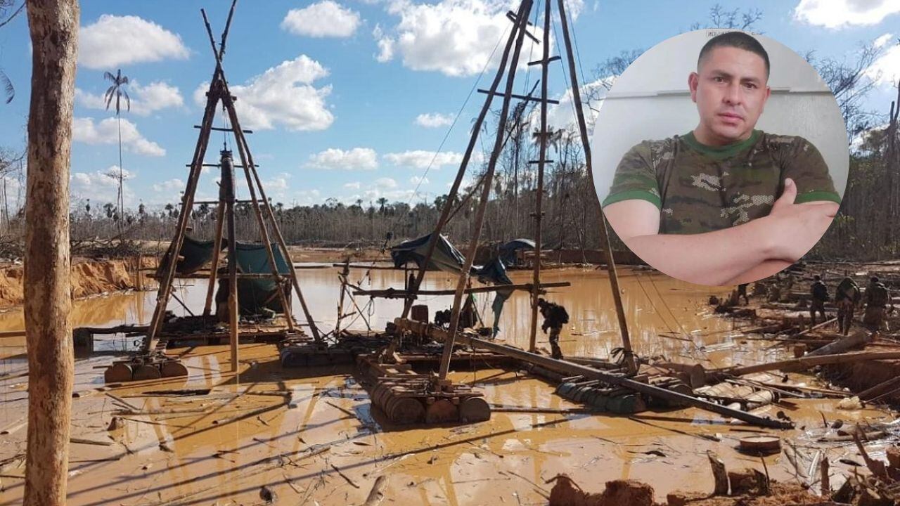 Familiares piden la captura de “El Chili”, uno de los custodios de los mineros ilegales, quien habría ultimado al agente de tres balazos durante un operativo en la zona