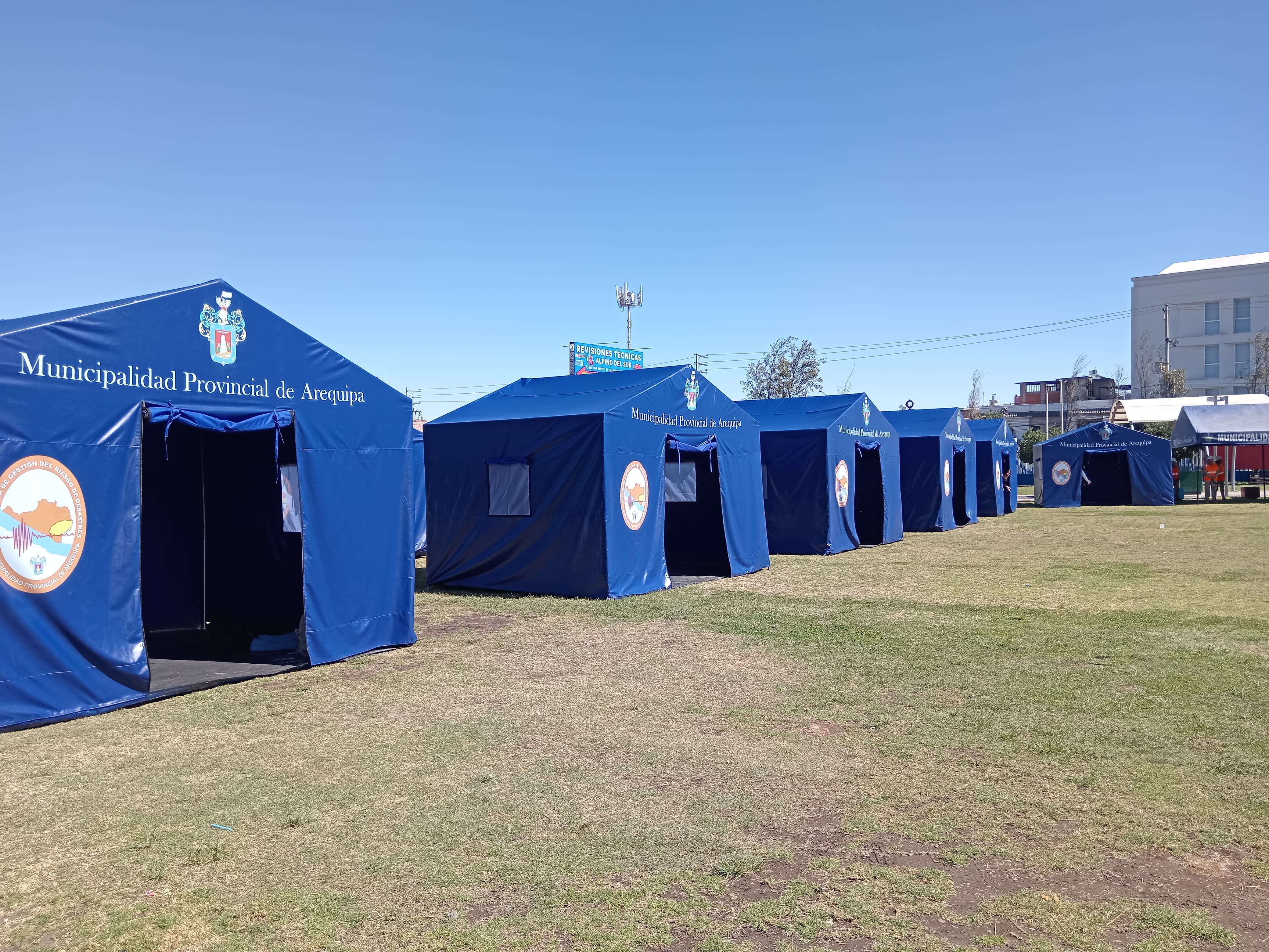 Atención de heridos tras Simulacro Nacional Multipeligro en Arequipa. Foto: GEC.
