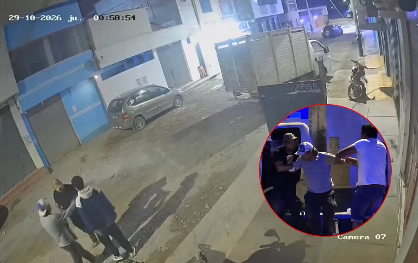 Denuncian presunta agresión de un sereno a un ciudadano en el distrito de Río Grande, provincia de Condesuyos. Foto: Captura de video/Mejorada con IA para fines de publicación.