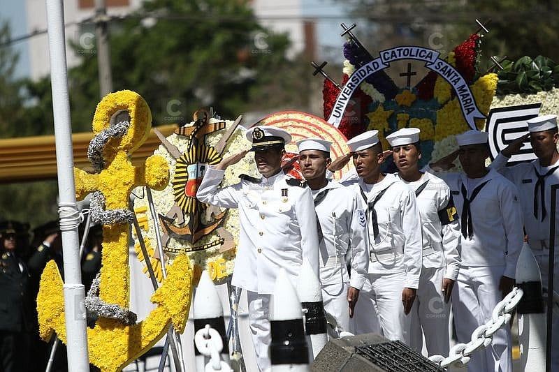 Cierre de calles por ceremonia del aniversario del Combate de Angamos