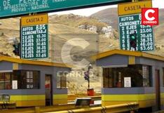 Deviandes aumenta costo de peaje en la Carretera Central, mira aquí nuevos costos