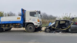 Ica: accidente deja cuatro fallecidos en la antigua panamericana sur por Los Aquijes