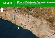 Temblor de magnitud 4 en Ocoña, Arequipa
