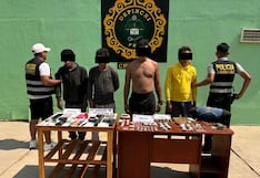 Desarticulan banda criminal “Los Internacionales de Chincha”