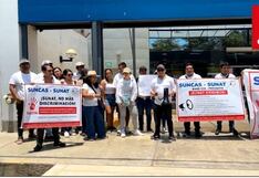Ica: trabajadores de la Sunat protestaron exigiendo mejores condiciones laborales