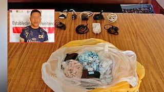Penal de Socabaya en Arequipa: Interno es intervenido con cuatro celulares ocultos en una media