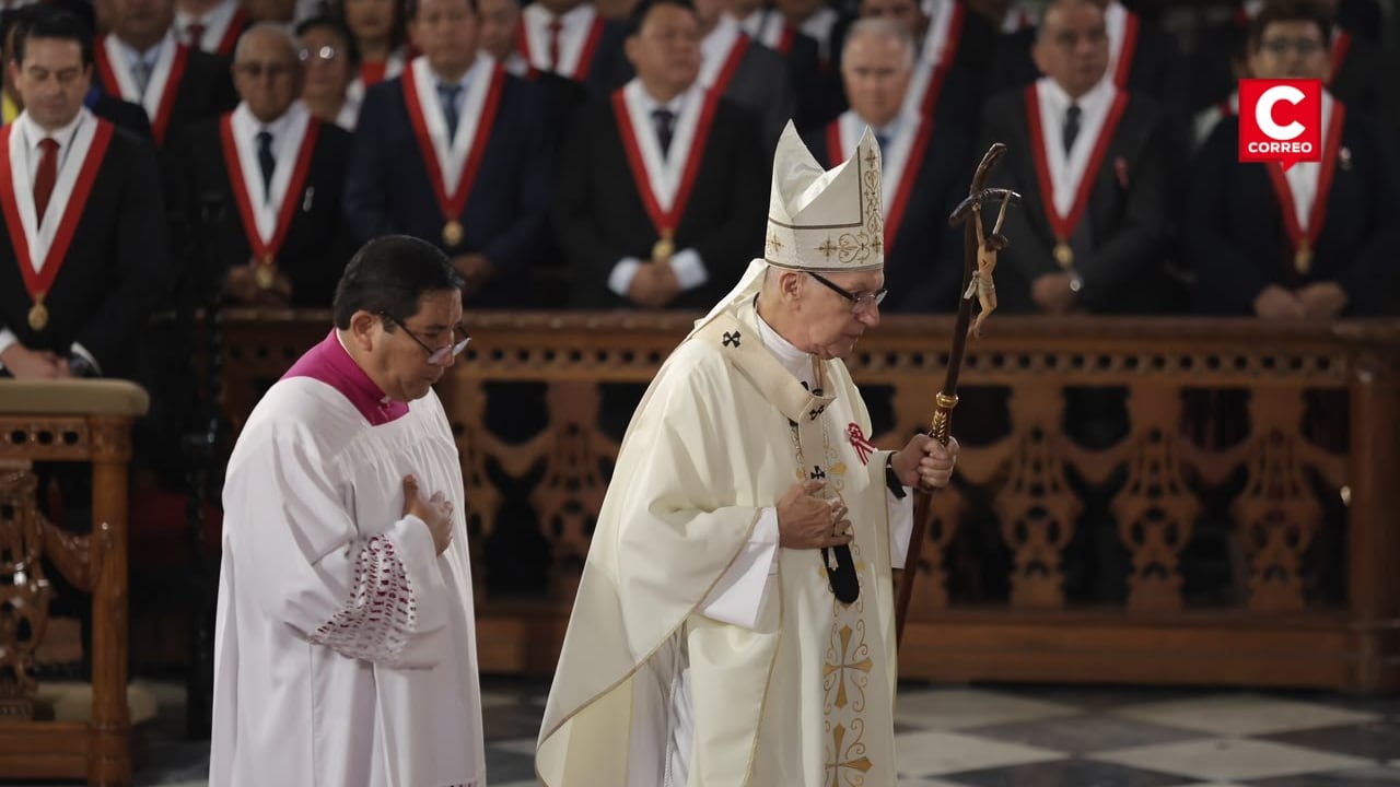 Misa y Te Deum: Cardenal Carlos Castillo pide superar la división del Perú con justicia y solidaridad. Fotos: Julio Reaño/@photo.gec