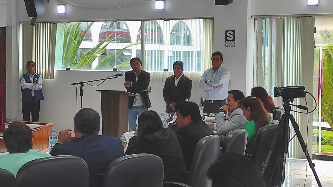 Directores del Instituto Municipal de Planeamiento de Arequipa (IMPLA). (Foto: GEC)