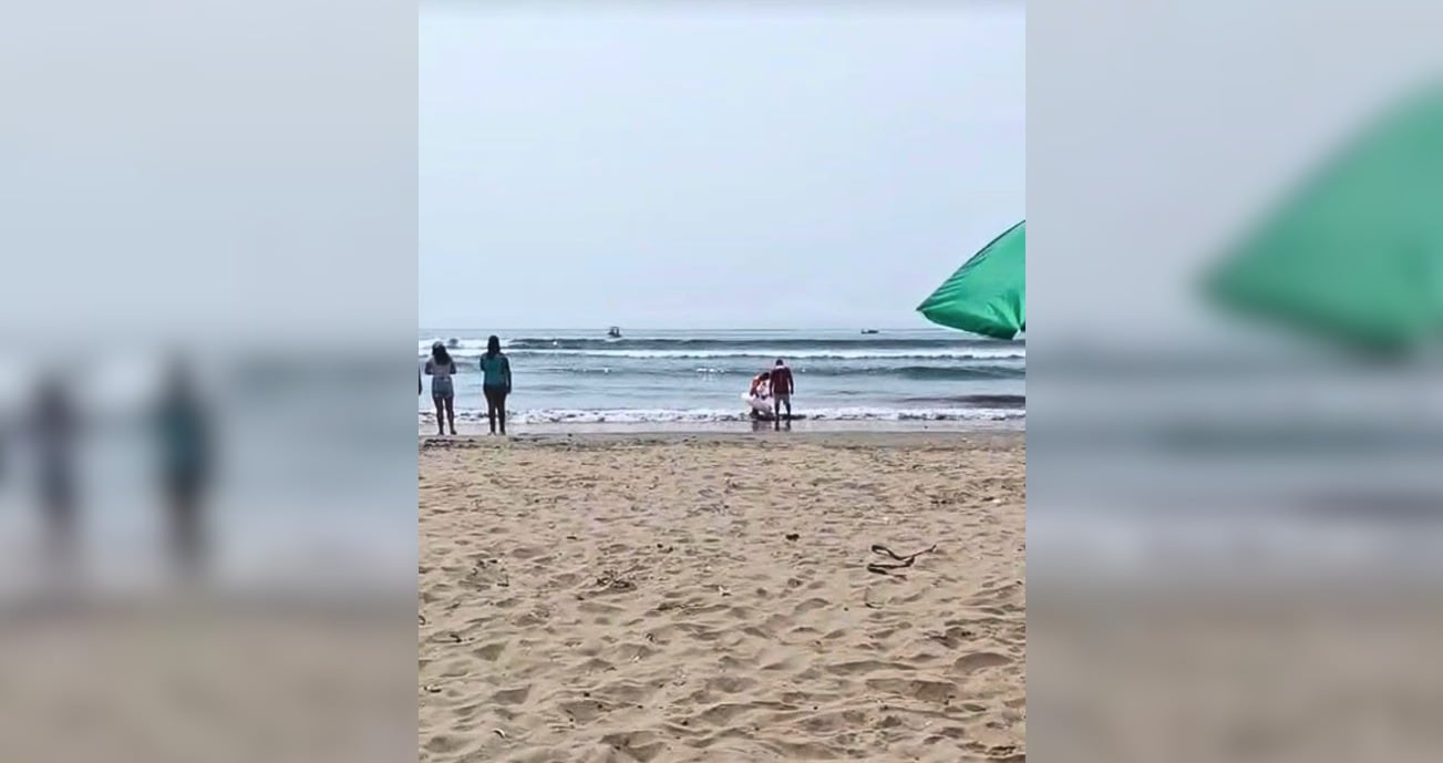 Dos jóvenes se ahogan en Playa de Lomas, en Caravelí. Foto: PNP.
