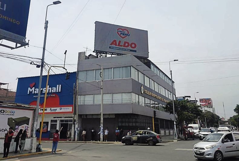 Fiscalización del Jurado corroboró que propaganda instalada en Trujillo promociona la postulación de Aldo Carlos Mariños al Gobierno Regional de La Libertad.