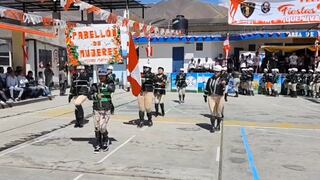 Huánuco: internos del penal se lucen en desfile por Fiestas Patrias