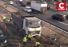 Surco: Cinco personas heridas en choque múltiple en la Panamericana Sur