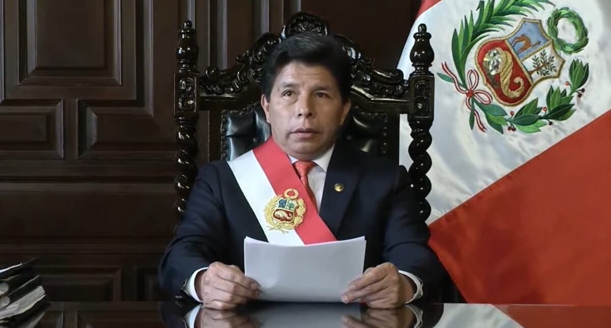 El expresidente Pedro Castillo dio un fallido golpe de Estado el 7 de diciembre de 2022.