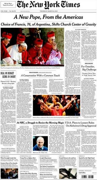 (FOTOS) Papa Francisco: Así informaron diarios de América