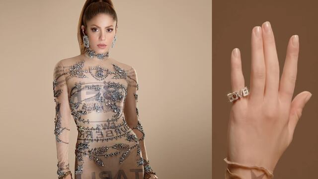 Shakira es nueva imagen de Burberry y posa con transparencias y un anillo que dice amor  