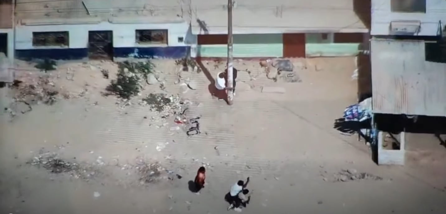 Drones que patrullaban la zona grabaron el asesinato. De acuerdo a la Policía, atraparon al presunto autor de los disparos.