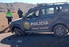 Puno: Un policía falleció y otro agente resultó herido tras despiste de patrullero en Azángaro