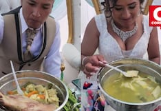 Huancavelica: boda se vuelve viral por servir caldos gigantes a sus invitados