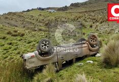 Huancayo: Camioneta de regidor vuelca y mueren cuatro mujeres