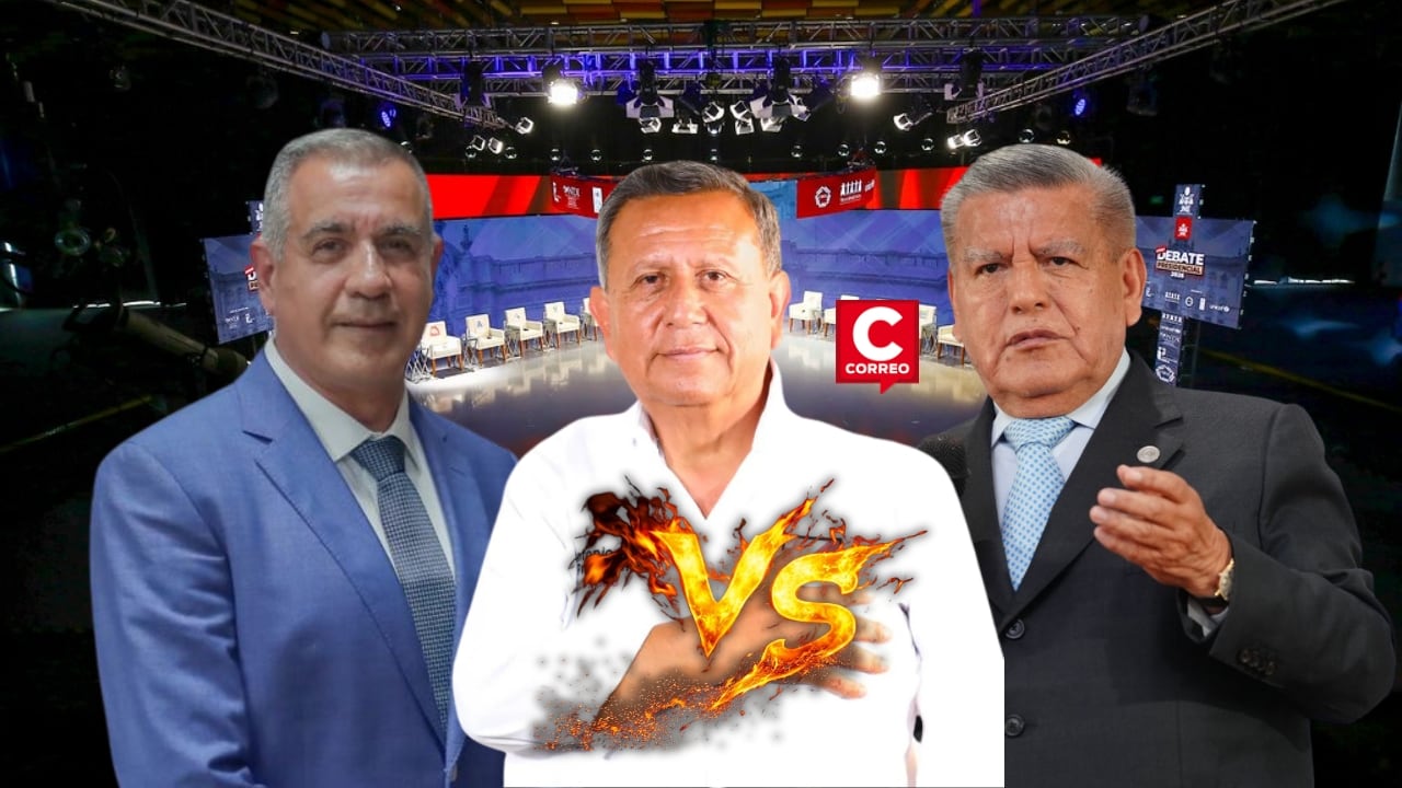 Elecciones 2026: Estas son las propuestas de Acuña, Ortiz y Grozo para mejorar la educación y tecnología. Composición: Diario Correo.