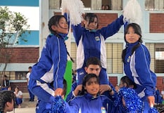 Huánuco: estudiantes del Milagro de Fátima deslumbran con drill gimnástico