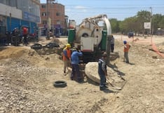 Piura: Retiran gran cantidad de residuos sólidos de colector principal de EBAR Las Dalias Antigua