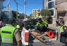 Elector sufrió caída en local de votación en Cayma (VIDEO)
