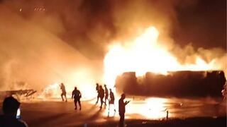 Identifican a conductores muertos en el incendio de la Panamericana Sur de Arequipa