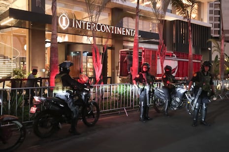 Lionel Messi en Lima: PNP refuerza seguridad en exteriores de hotel donde se hospeda (FOTOS)