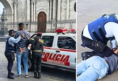 Ciudadano extranjero alteraba el orden público en la Plaza de Armas de Arequipa