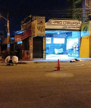 Sicarios mataron a dos venezolanos en Arequipa, en el distrito de Miraflores (Foto: Juan Guillermo Mamani/@photo.gec)
