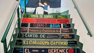 Ica: biblio escaleras en la institución educativa José Carlos Mariátegui