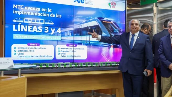 El ministro César Sandoval anunció que el Estado ya cuenta con el financiamiento para iniciar la primera etapa de estas obras, que beneficiarán a más de siete millones de personas y superarán los US$ 10 000 millones en inversión.