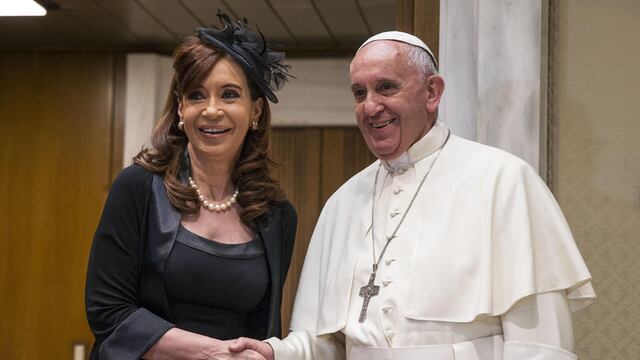 El papa Francisco aboga por la armonía social tras el ataque que sufrió Cristina Kirchner