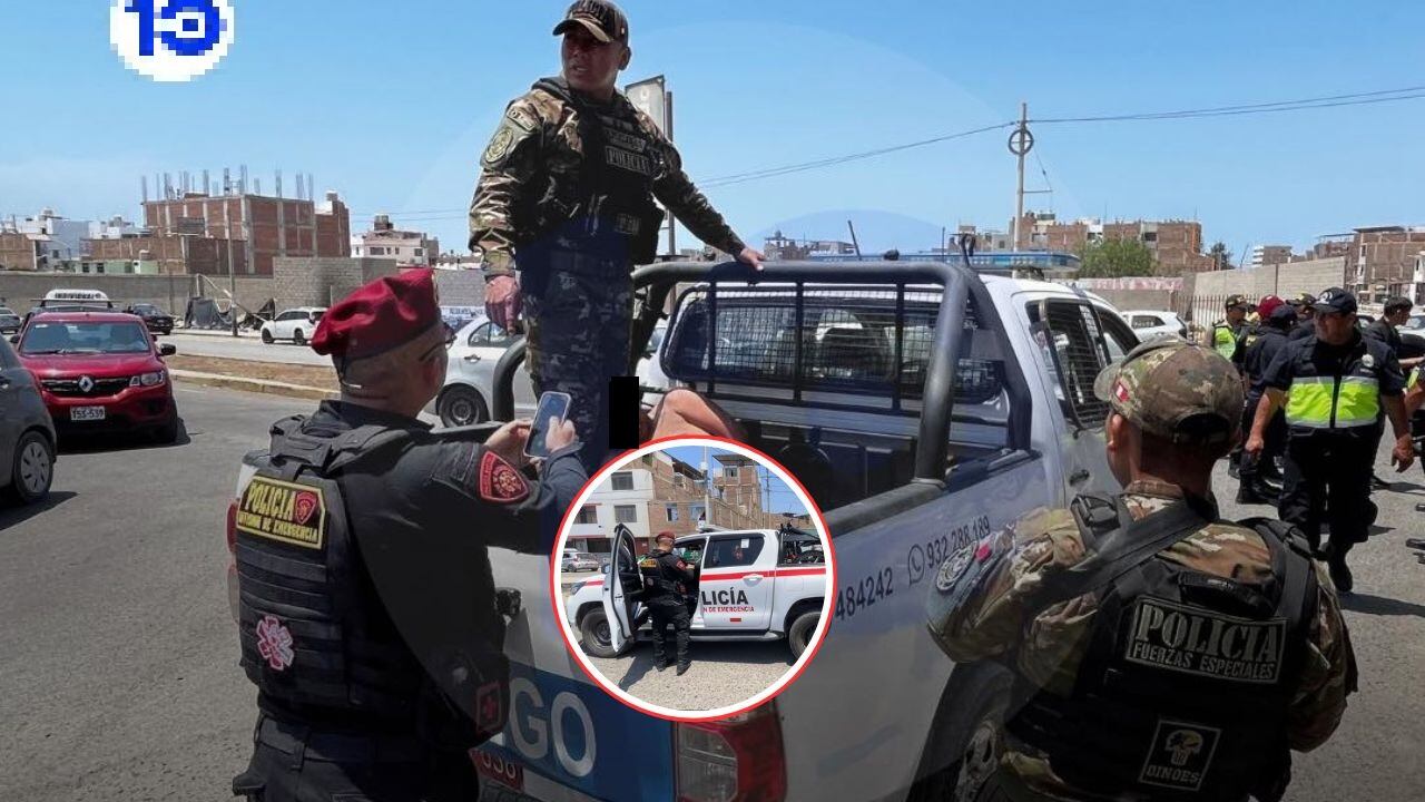Suboficial de la PNP que estaba de civil se percató del atentado en la avenida Metropolitana I y los enfrentó.