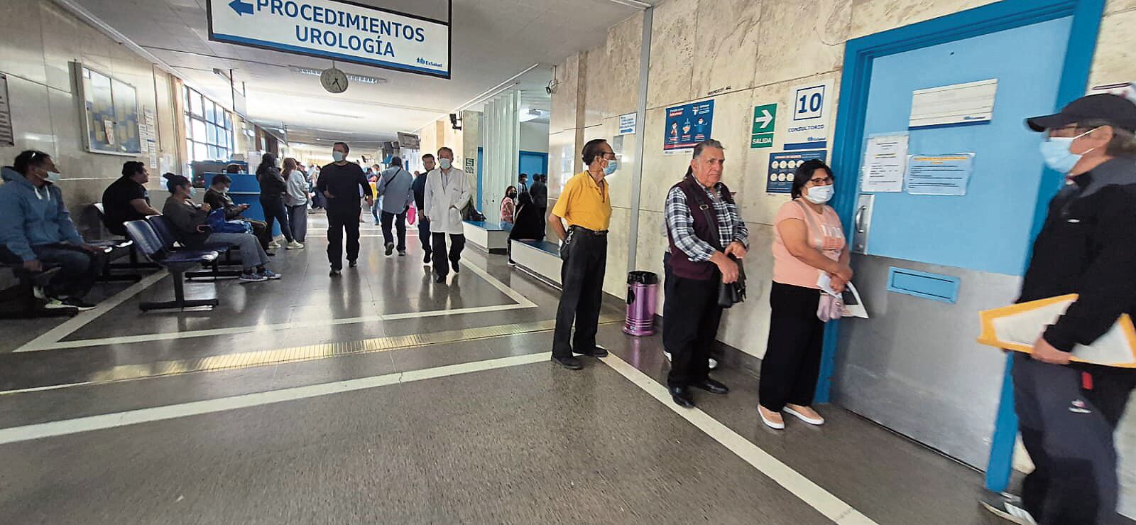 Pacientes en hospital de EsSalud. Foto: GEC.