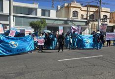 Arequipa: Enfermeras del Seguro Social rechazan decreto que intentaría fusionar EsSalud con Minsa (VIDEO)