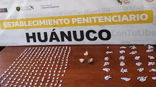 Huánuco: incautan más de 500 ketes de droga durante requisas en penales