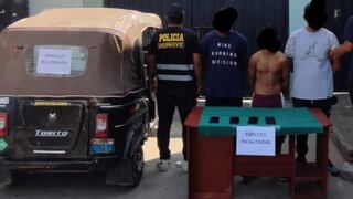 Ica: menor de 16 años lideraba banda que robaba mototaxis en Parcona